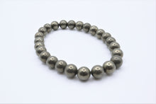 Load image into Gallery viewer, Pyrite Gemstone Bracelet - 4mm or 8mm
