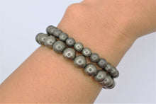 Load image into Gallery viewer, Pyrite Gemstone Bracelet - 4mm or 8mm
