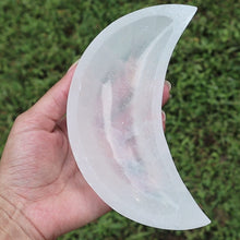 Load image into Gallery viewer, Large Selenite Moon Bowl
