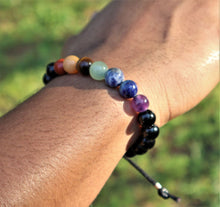 Load image into Gallery viewer, Protect Your Energy Gentlemen&#39;s Gemstone Bracelet
